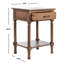 Table de bout à 1 tiroir avec rangement Raine-1032075452
