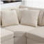 Canapé convertible en forme de L de 106 pouces, canapé d'angle en tweed brut avec espace de rangement pour les accoudoirs, porte-gobelet, chargeur USB, coin irrégulier, canapé modulaire ultra-confortable, convient au salon, appartement, 2 couleurs