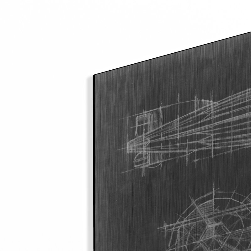 «Airhip Blueprint» par Ethan Harper, H 24 po x l 48 po