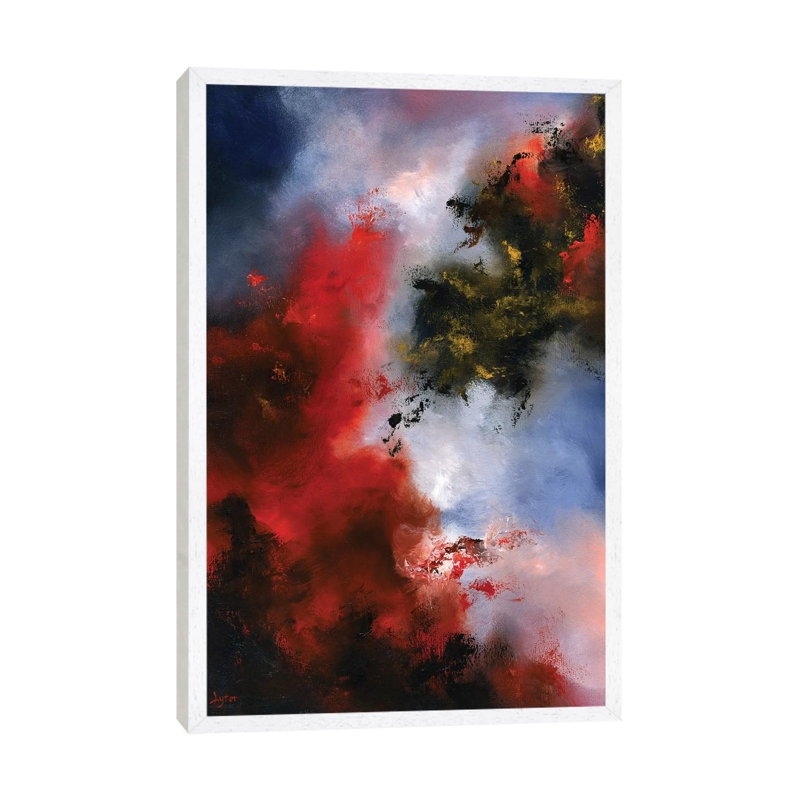 Mystify by Christopher Lyter - Painting on Canvas, White Framed Canvas, 66.04cm H x 20.32cm W x  3.81cm D