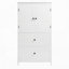 Armoire de rangement pour salle de bain avec deux portes et tiroirs, tablette réglable-662738222