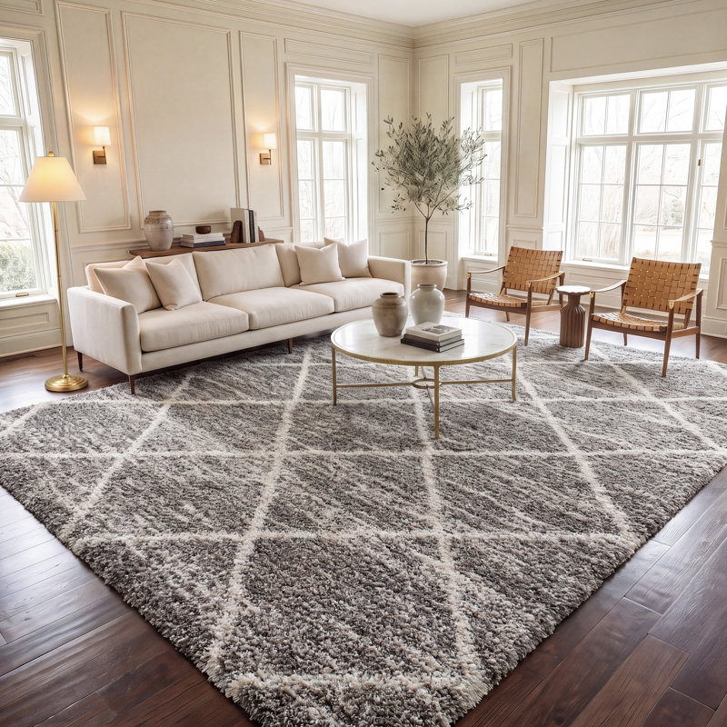 Goines Performance Geometric Rug, Rectangle 10' x 14'