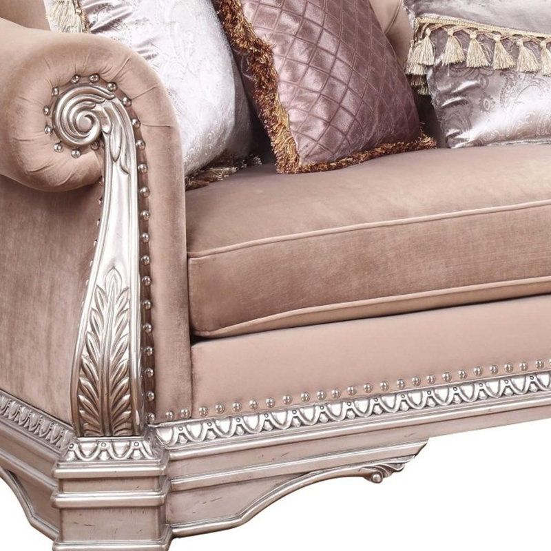  Coussin en velours 42 po et coussins décoratifs 42 po Rosegold