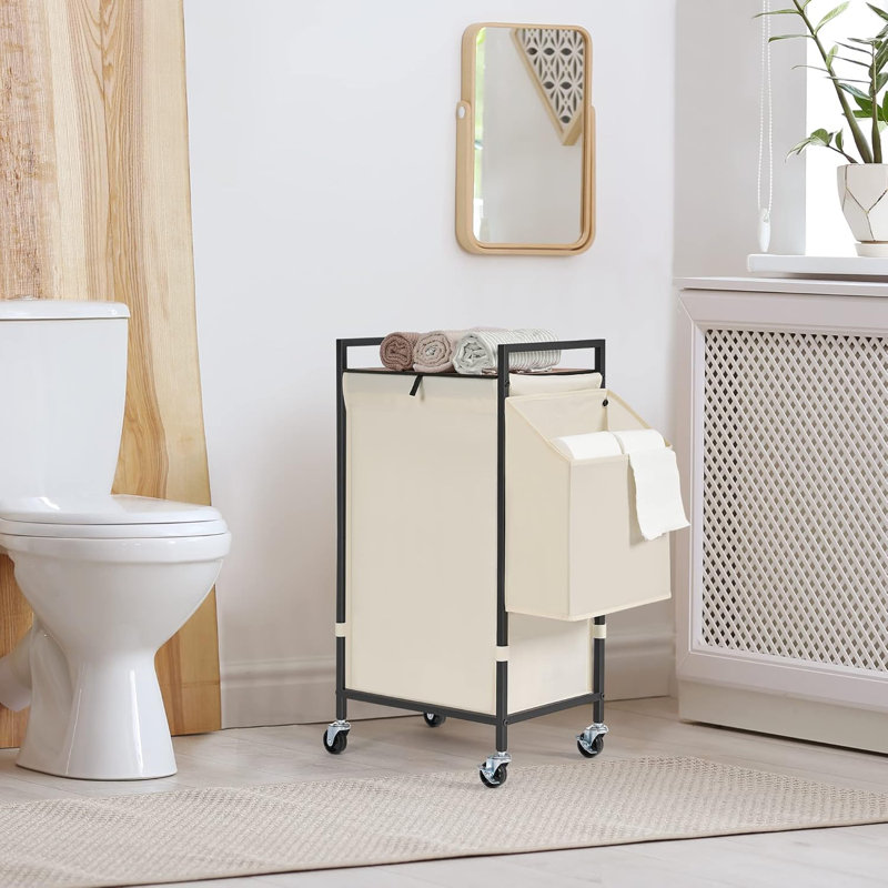 Metal Frame Laundry Cart