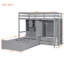 Jenette Bunk Bed With Drawers, Wardrobe, Storage Shelves And Hydraulic Bed-145526469