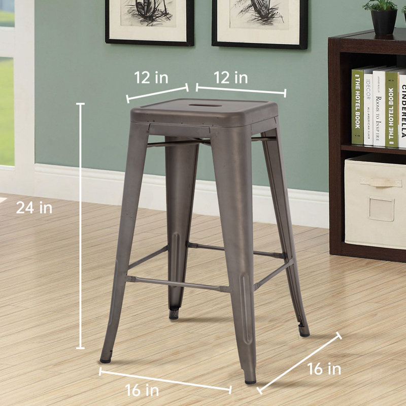 Tabouret de comptoir 24 po Cricklade, Bronze