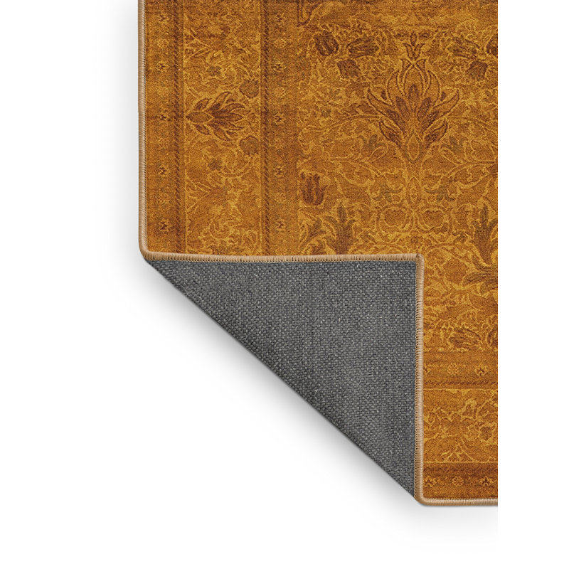 Tapis brun à motif oriental, Rectangle 3 pi x 5 pi
