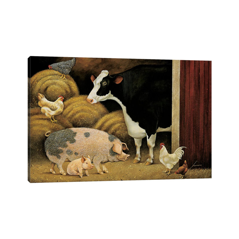 Family Farm by Lowell Herrero - Wrapped Canvas Painting, 66.04 cm H x 45.72 cm W x 3.175 cm D