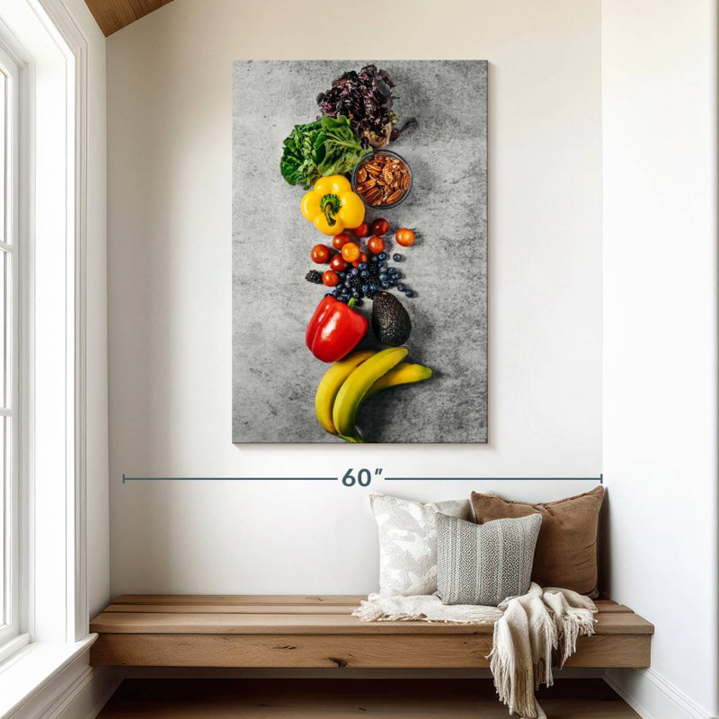 Gamme de fruits et légumes Yarlin, H 48 po x l 32 po