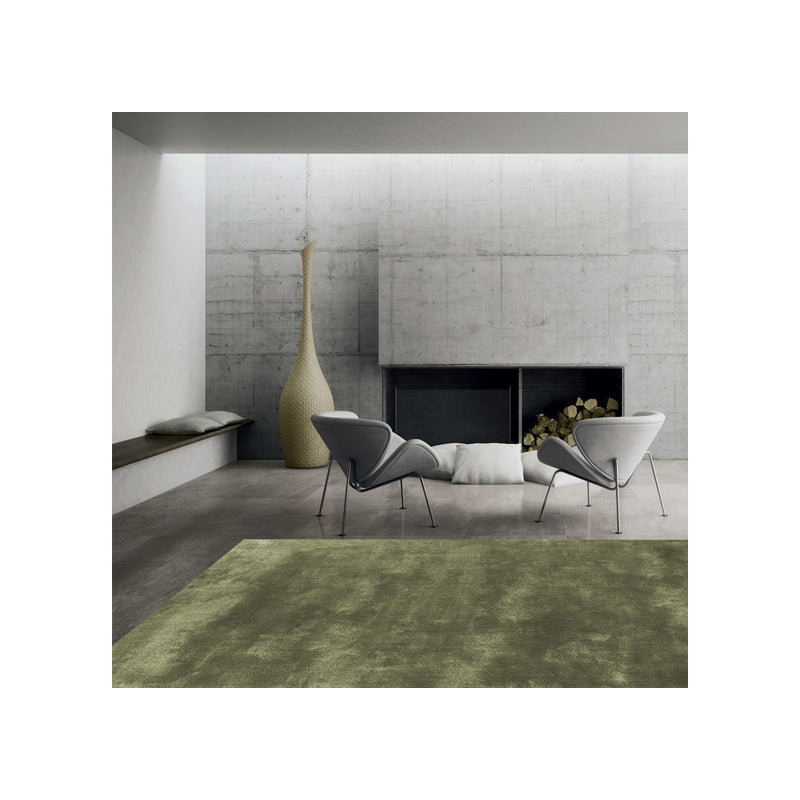Ground Control Area Rug in Gray, Rectangle 3' x 4'