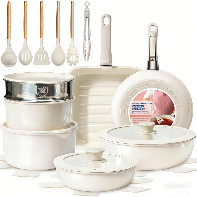 Ensemble de 25 ensembles de cuisson empilables
