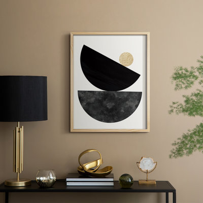 Delicate Balance Framed Print - Solid Wood
