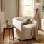  Fauteuil d'appoint pivotant rembourré Nora-209785796