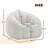 Ergonomic Corduroy Bean Bag Sofa Chair with High-Density Foam, Perfect for Comfort and Support in Any Room-563068063