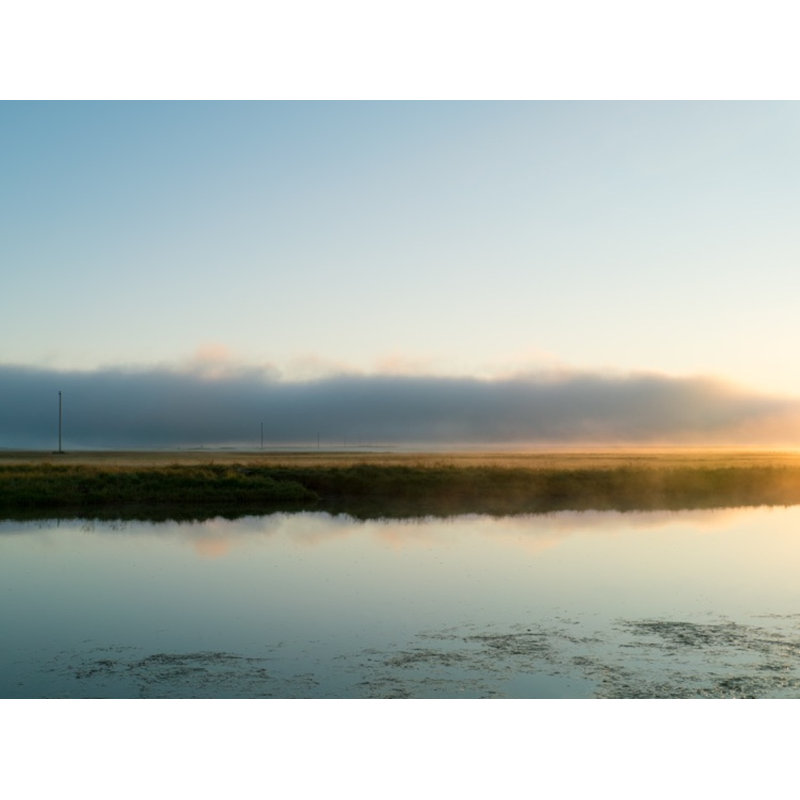 Sunset 1 Print by Kwak, Tommy, Walnut Single Picture Framed