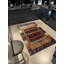 Tapis orange / bourgogne en polypropylène tissé à la machine Konke-1087566738