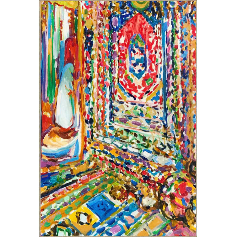 Tapis décoratif lavable à la machine, Sous-tapis carré 3 pi 3 po inclus
