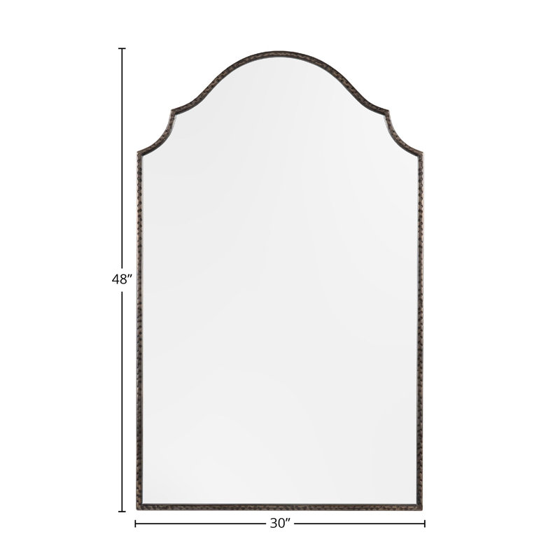 Miroir mural Arch, Noir