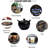 Ancient Cookware, Rounded Chamba Clay Soup Pot, Small, 2.5 Quarts Black-79765781
