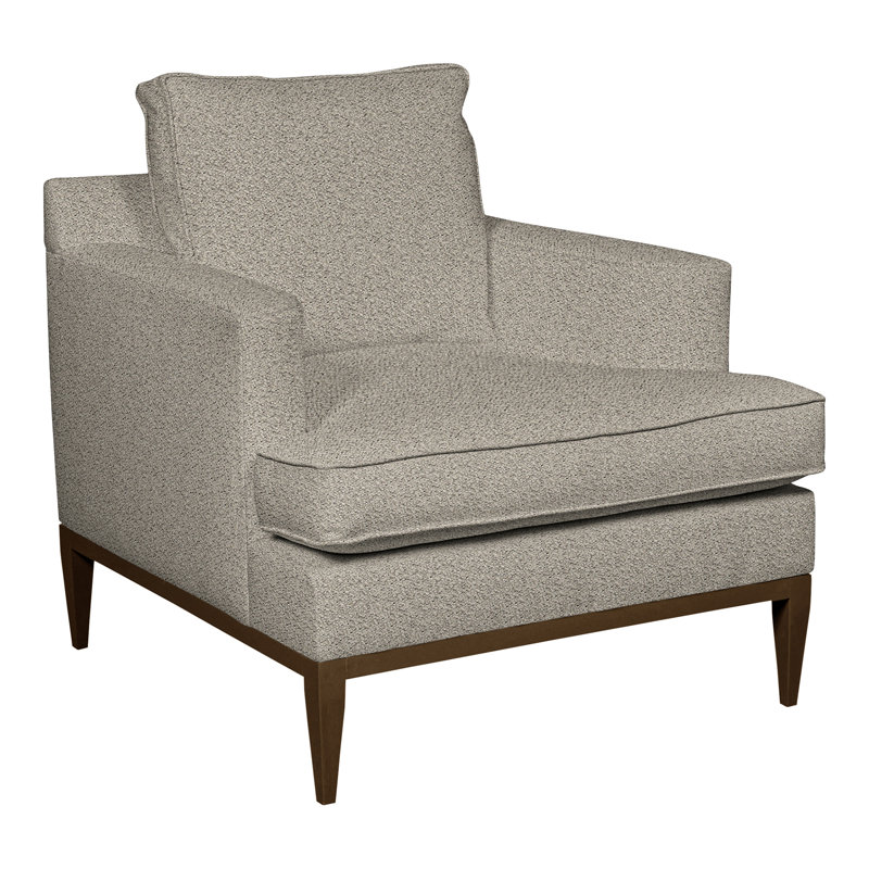 Camilla 34.5" Chair, Tuck Linen, Havana