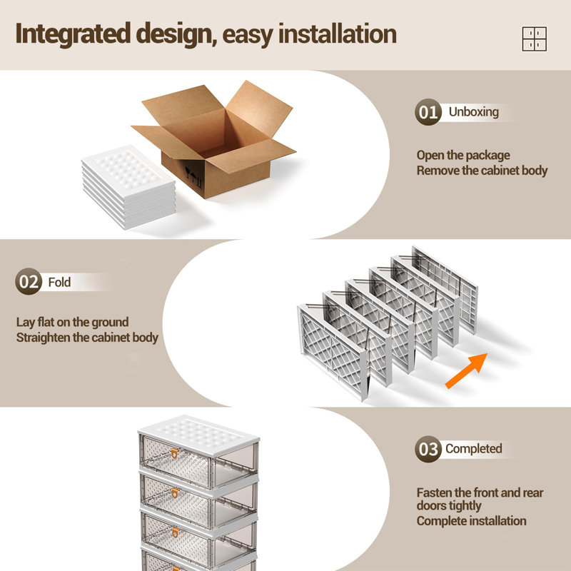 Shoe Storage Box, 10-tier