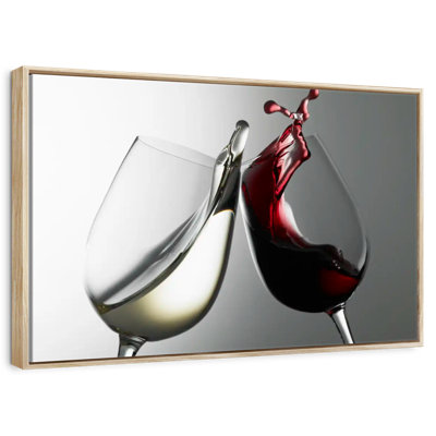 Blanc et vin rouge
