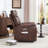 Olmead 35.8" W Top-Grain Genuine Leather Power Recliner-1464310776