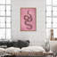 Cadre rose sur toile «Pink Around I»-59215181-59215188