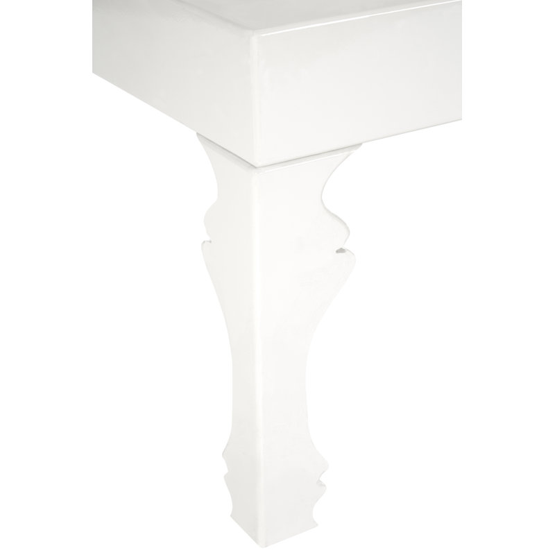 Ansel Four Leg Coffee Table, White