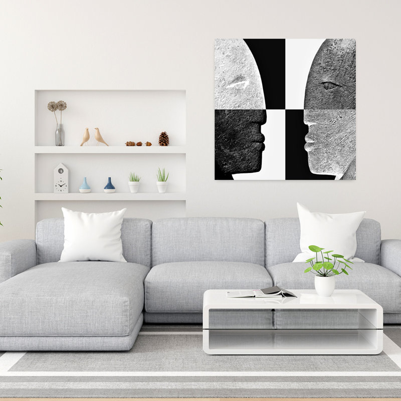 Art contemporain, art contemporain abstrait, H 36 po x l 36 po