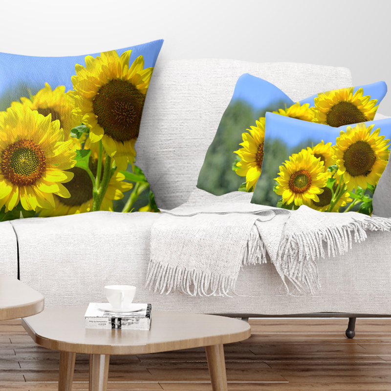 Coussin lombaire floral magnifique