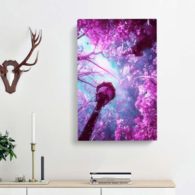 Streetlight In Abstract - Wrapped Canvas Print