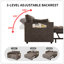 Canapé-lit moderne en velours avec lit escamotable, inclinable réglable et poches latérales pour les petits espaces-287679578