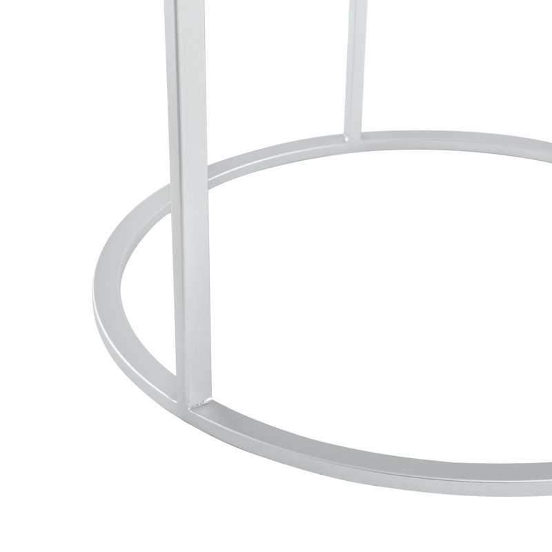 Ensemble de tables basses Moore, Argent