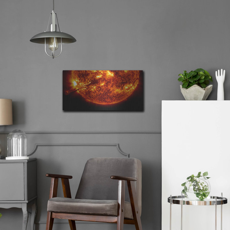«Solar Flare», art mural en métal Luxe, H 12 po x l 24 po