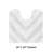 Branston 100% Cotton 1990 GSM Tufted U-Shaped Contour Bath Rug with Non-Slip Backing, OEKO-TEX Certified, Ultra Soft, Absorbent & Machine Washable Bathroom Toilet Contour Rug, 20" x 20", White-515229823-515229795