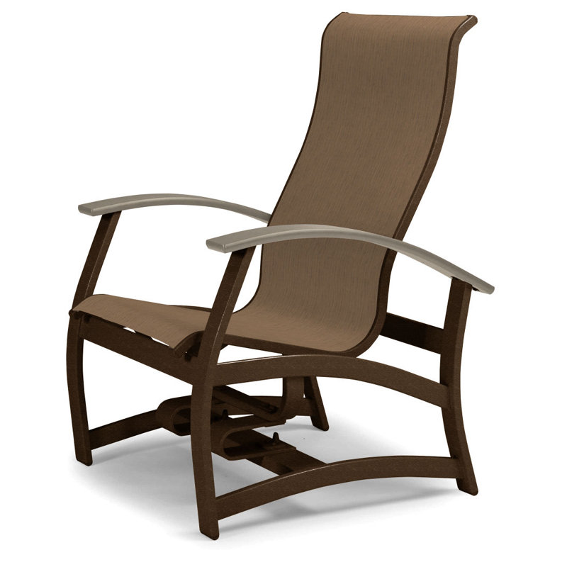 Askar Swivel Powder Coated Aluminum Outdoor Lounge Chair, Bristol Taupe Sunbrella®, Desert P60, Textured Kona