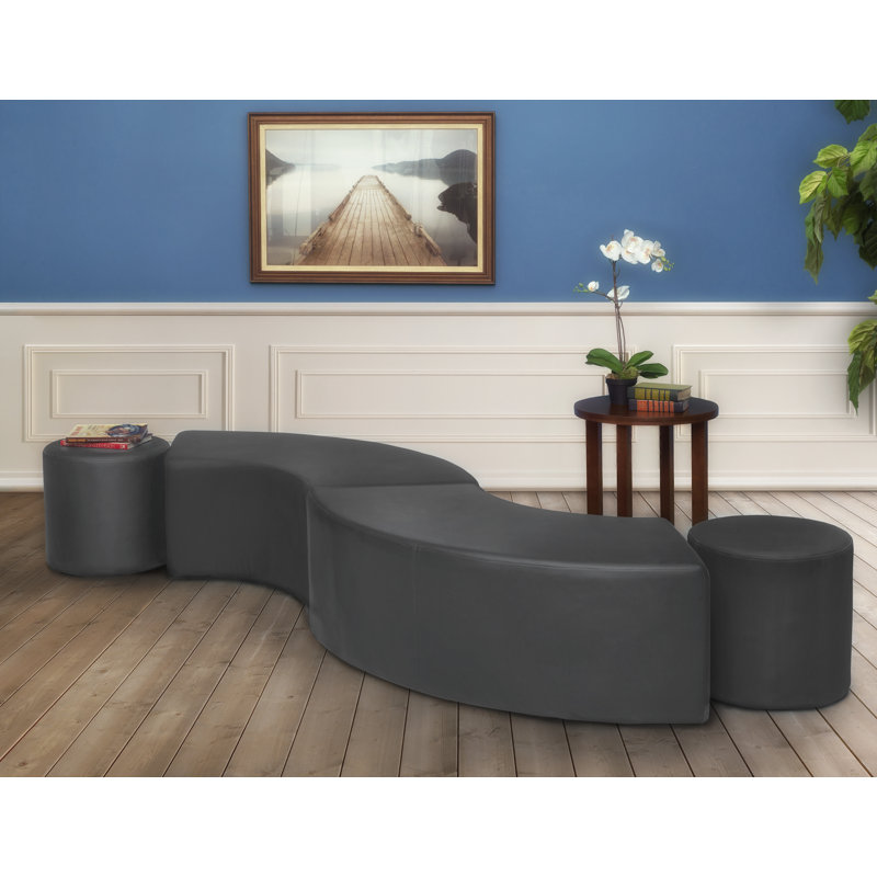 Repose-pieds Regency Logan, Gris