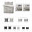 Bronte Ivory Cotton Coverlet Set-110400143