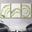 Lichen Halo I, ensemble de 3 toiles encadrées sur toile-1503137457-1503137462