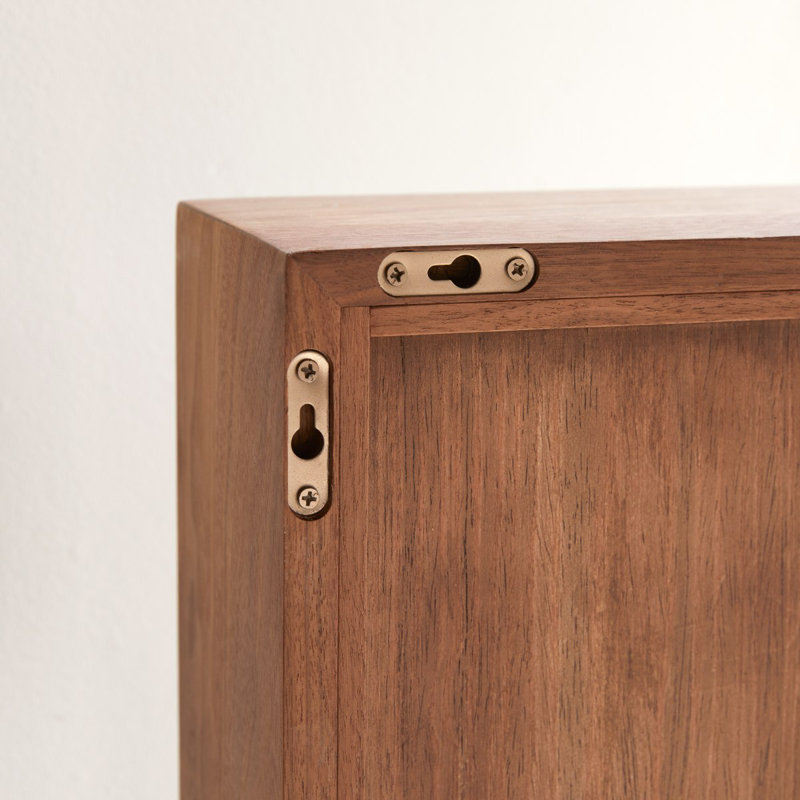 Stelle Rectangle Solid Wood Mirror