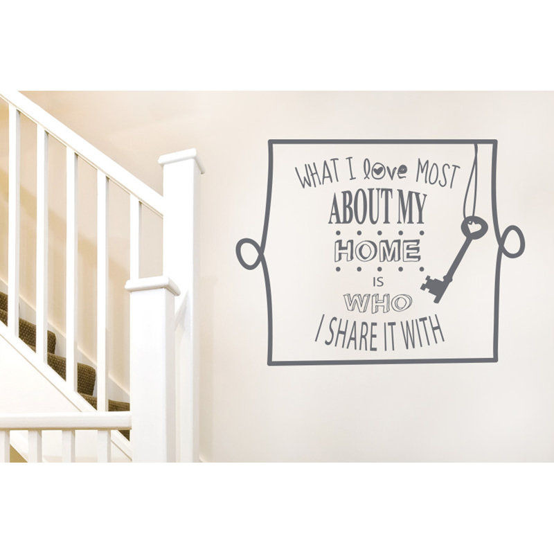 Wall Decal, Grey, Large