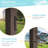 Metal Frame Freestanding Patio Pergola Outdoor Louvered Roof Pergola for Patio-104989219