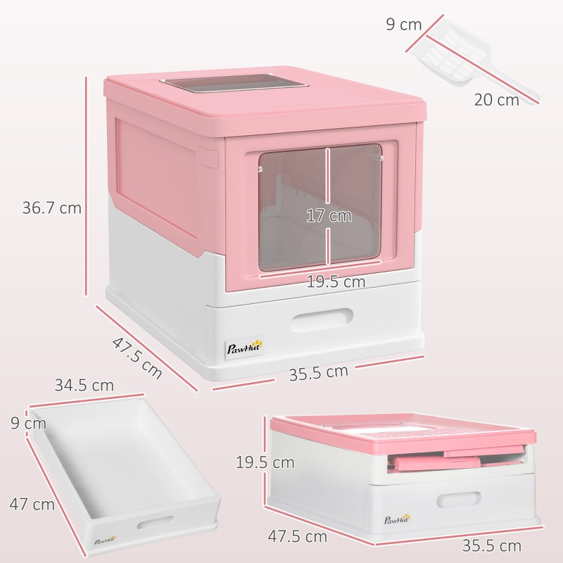Litter Box Enclosure, Pink