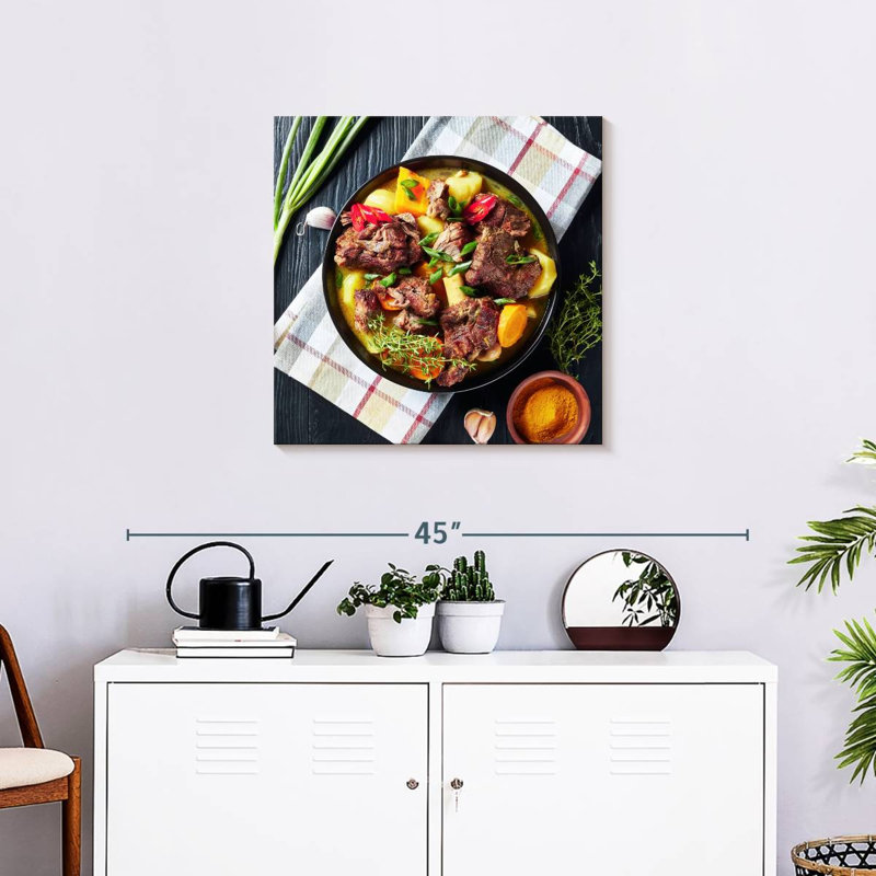 Yarlin Spicy Jamaican Curry, 24" H x 24" W