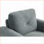 Canapés modulaires pour le salon, la chambre à coucher, le bureau et les petits espaces | Velours moderne | Gris ardoise-1370449482