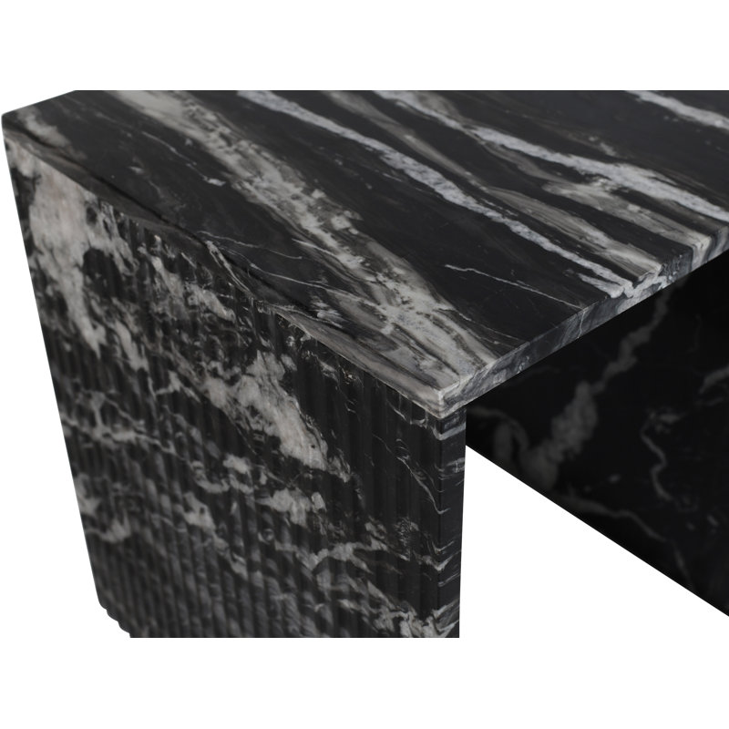Table de bout Jaloni, Marbre noir
