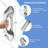12" Suction Cup Shower Grab Bar, 2 Pack-121098541