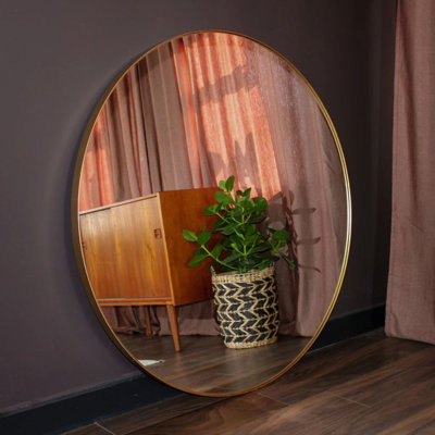 Metal Round Wall Mirror