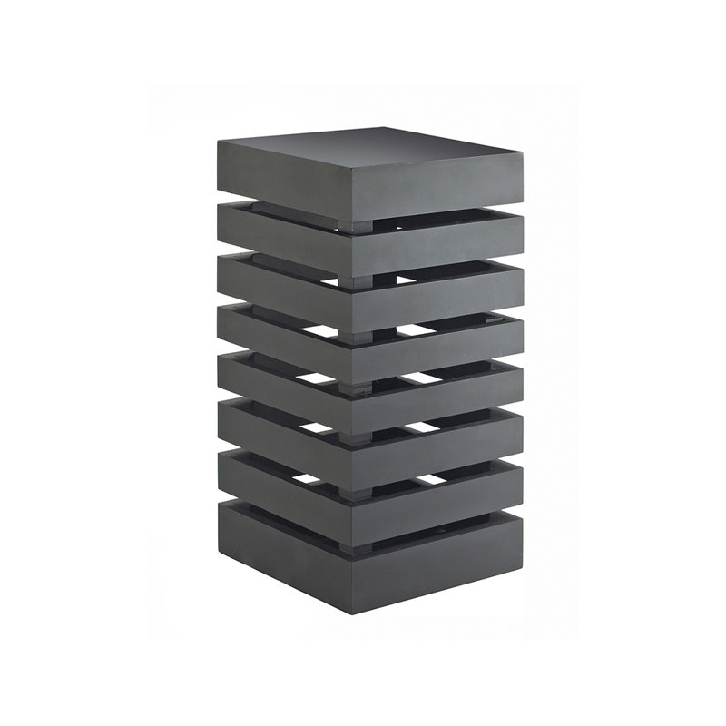 Square Crate Riser - 9" X 9" X 18", Midnight Bamboo